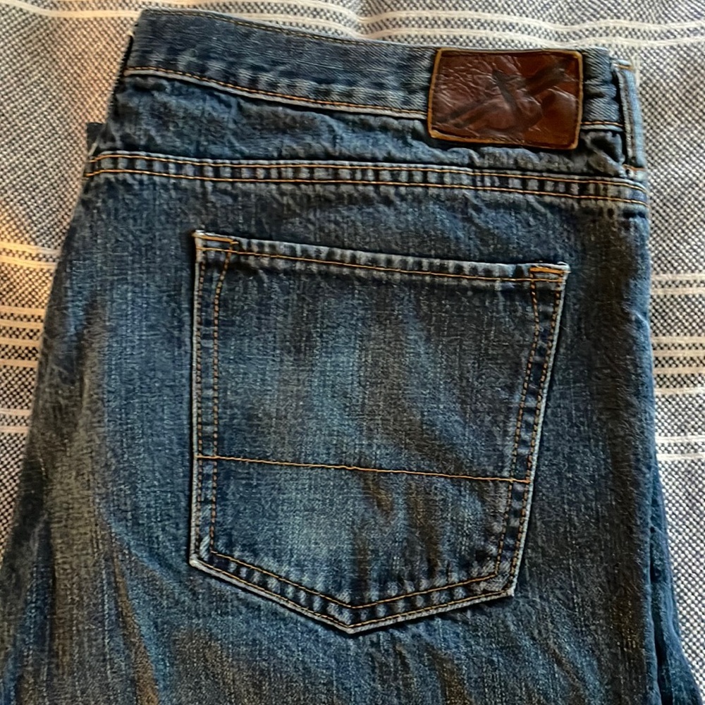 Mens Dockers dark wash jeans, 36x34